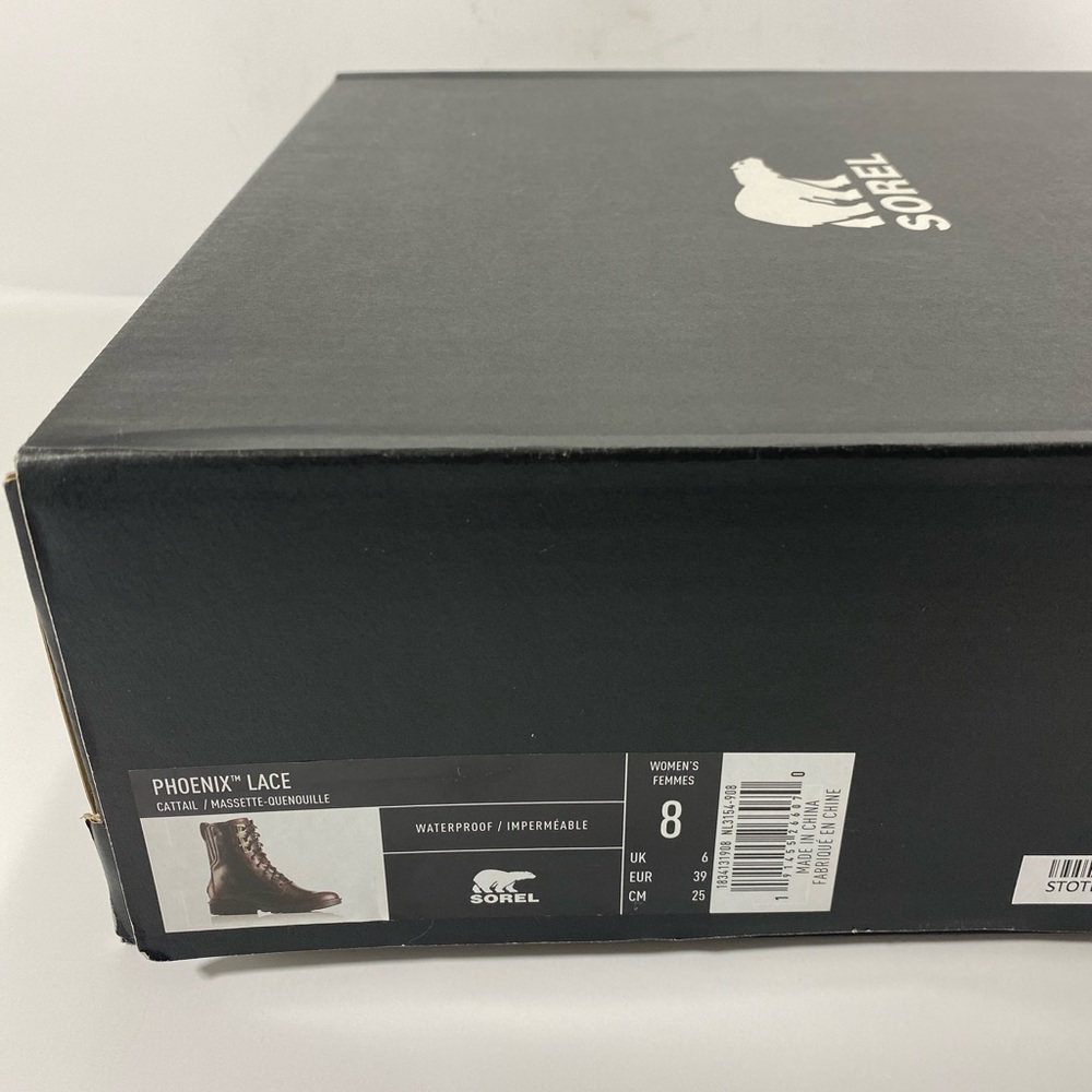 New Sorel Women’s Phoenix Leather Combat Boots - Picture 13 of 13